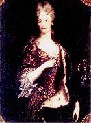 Giovanni da san giovanni Portrait of Elizabeth Farnese oil on canvas